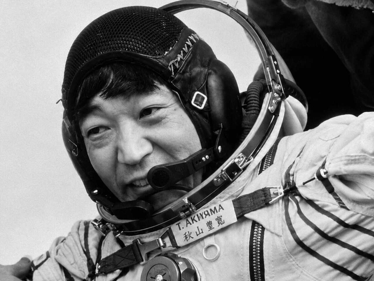 Toyohiro Akiyama during preparations for his space flight