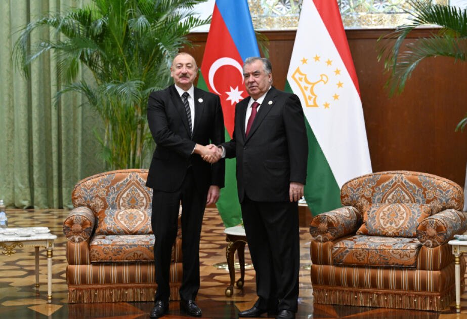 Presidents of Azerbaijan and Tajikistan