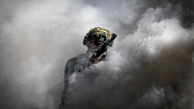 Russian military personnel in the operation zone