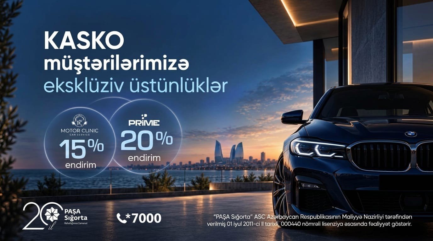 PAŞA Sığorta loqosu və avtomobil xidməti