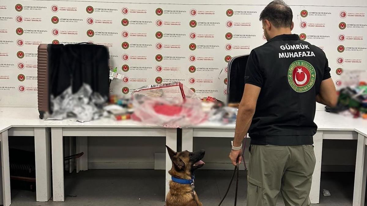 Customs security operation at Istanbul Airport