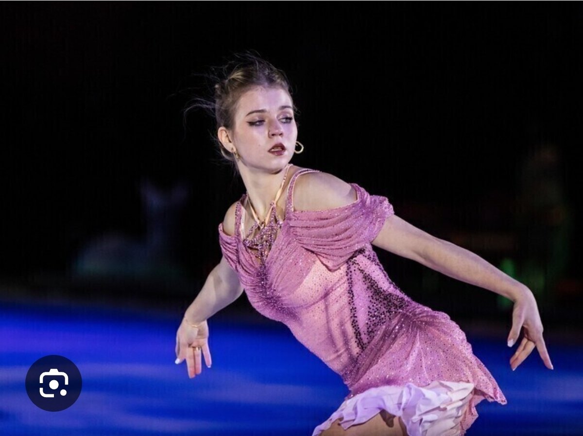 Alexandra Ignatova on the ice