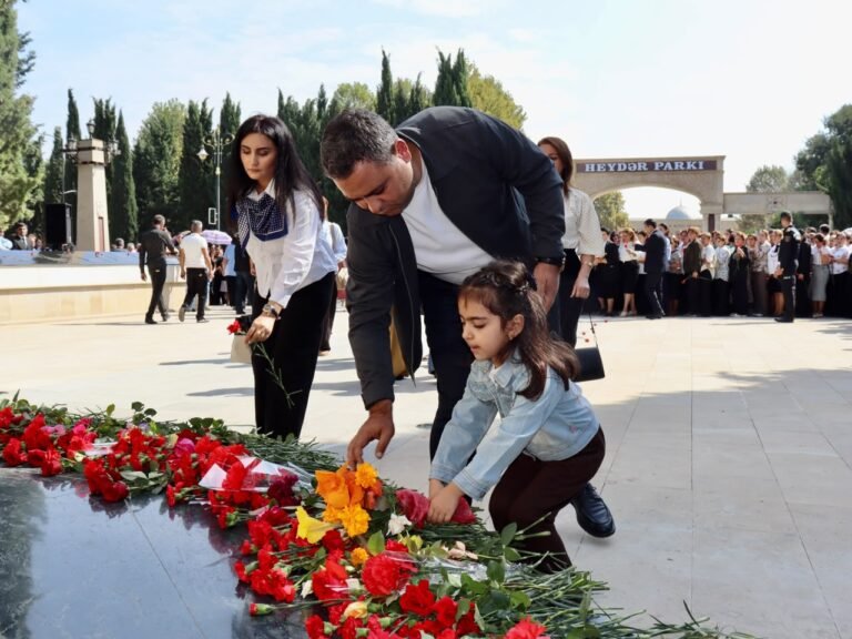Xankəndidə Anım Günündə Qələbə parkına yürüş