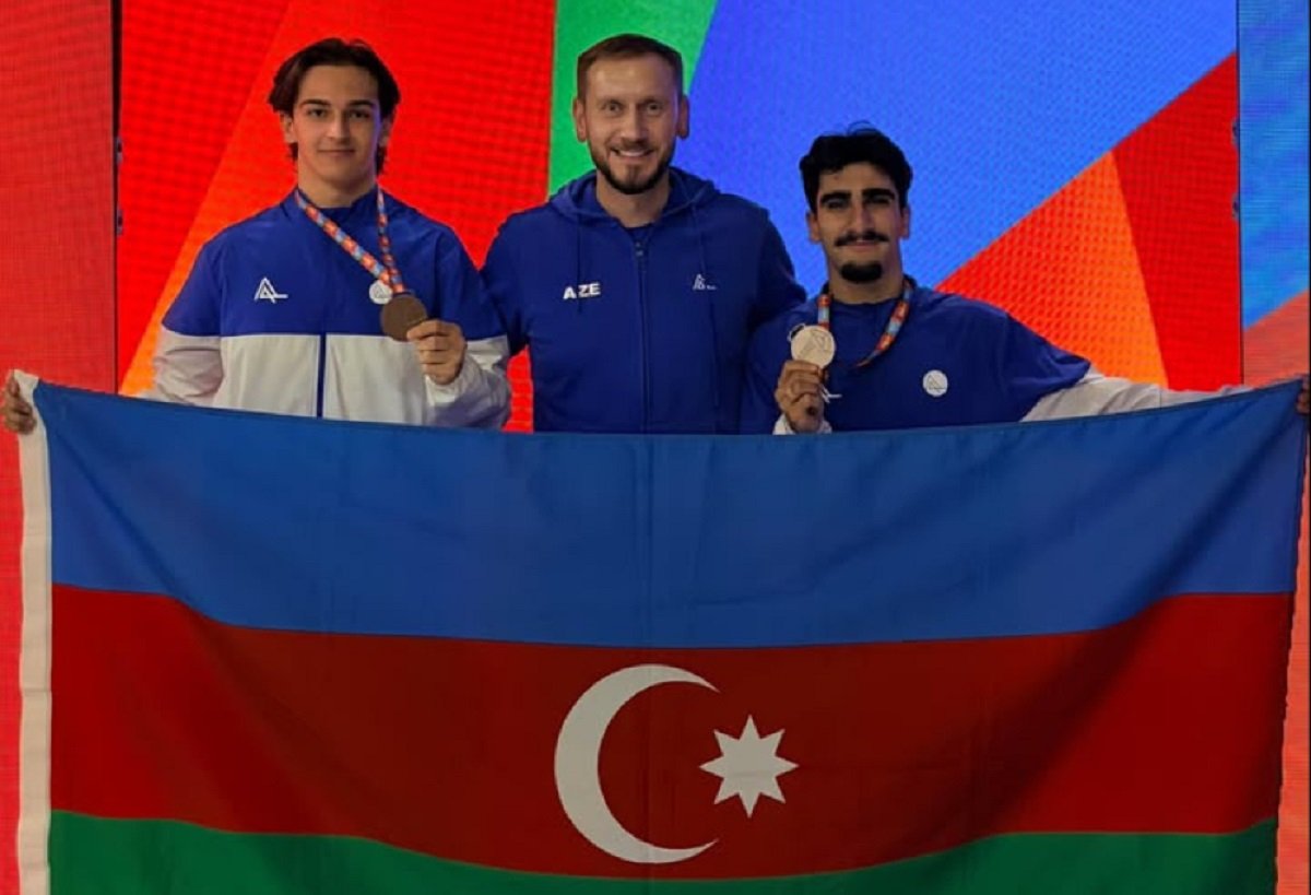 Azerbaijani gymnasts win bronze at World Trampoline Championships
