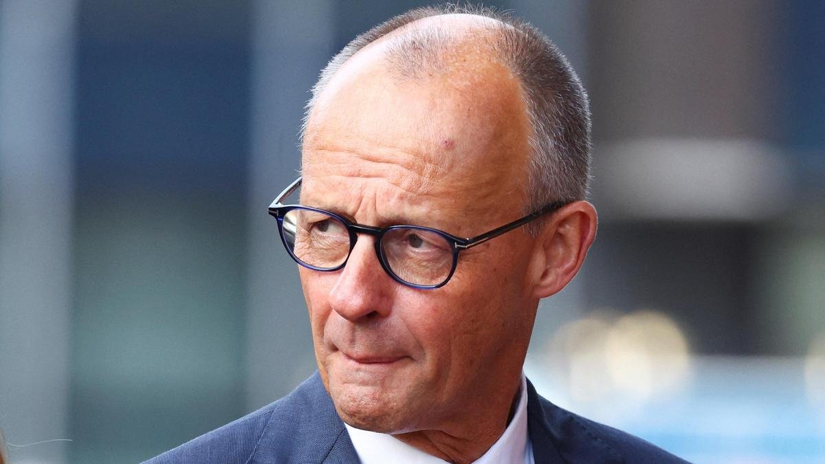 German Chancellor Friedrich Merz arriving in Kyiv, October 4, 2026