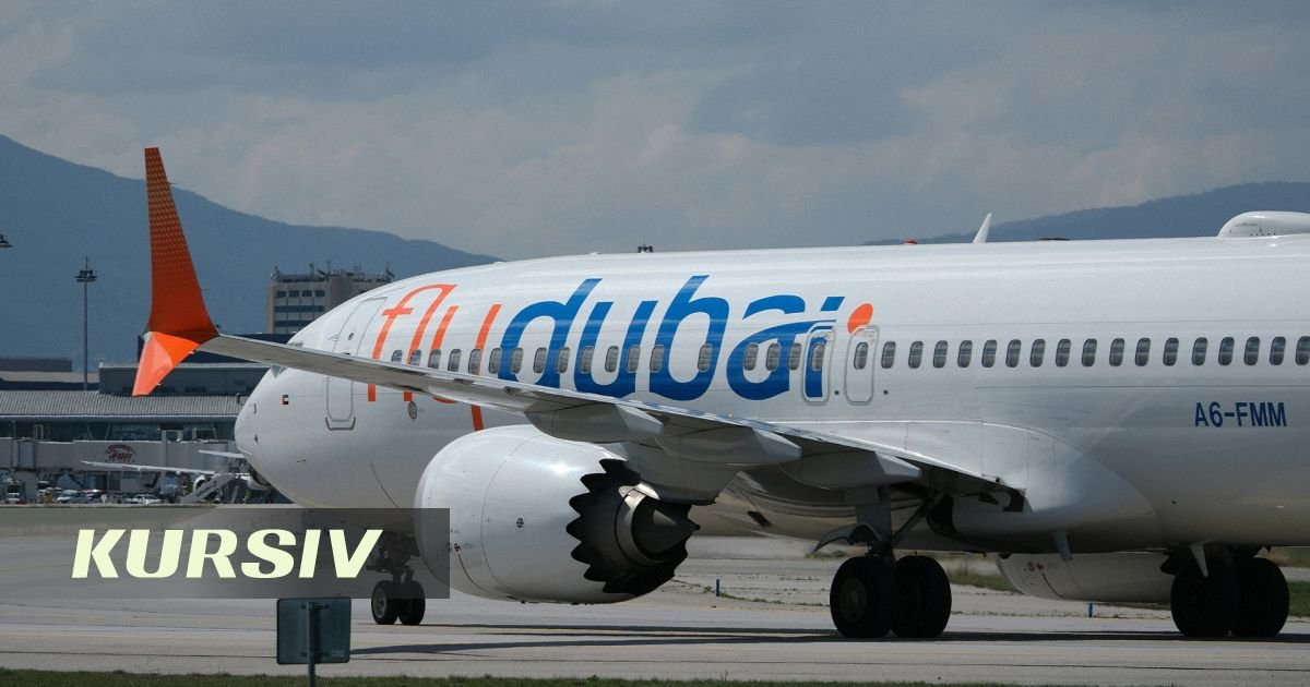 Самолёт авиакомпании Flydubai
