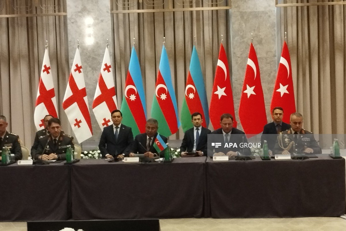 Trilateral meeting of Azerbaijani, Turkish and Georgian defence ministers held in Shusha