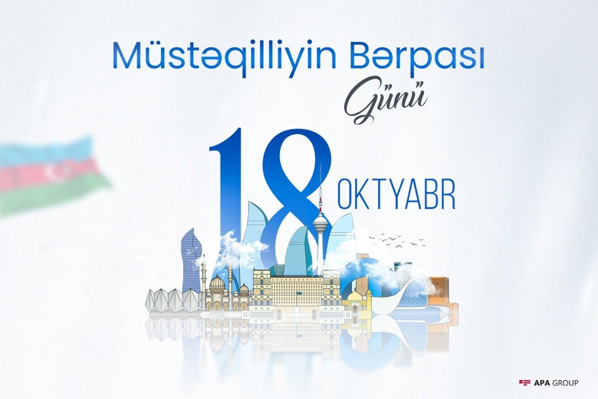Azərbaycan dövlət müstəqilliyinin bərpasının 35 illiyini qeyd edir