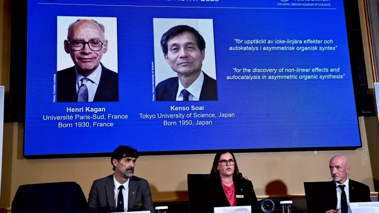 2026 Nobel Prize in Chemistry awarded to Henri Kagan and Kenzo Soai