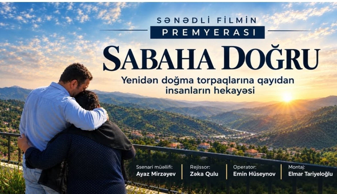 Presentation of the documentary "Toward Tomorrow" about reconstruction in Karabakh and East Zangezur