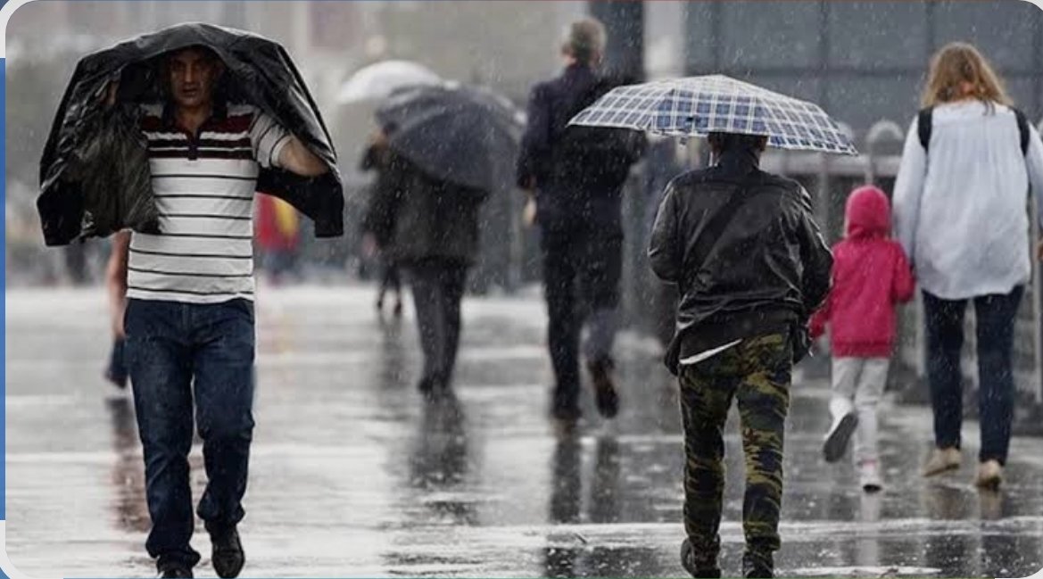 Heavy rain clouds over Baku and the Absheron Peninsula