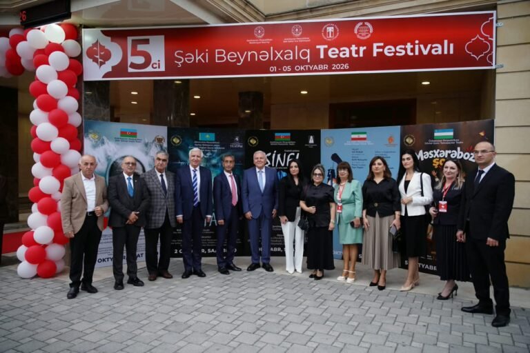 Opening ceremony of the 5th Sheki International Theatre Festival at the Sheki State Drama Theatre