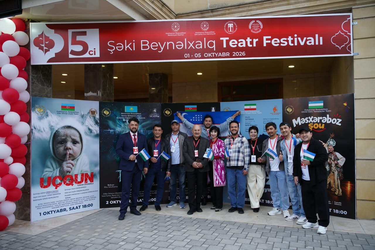 Opening ceremony of the 5th Sheki International Theatre Festival at the Sheki State Drama Theatre