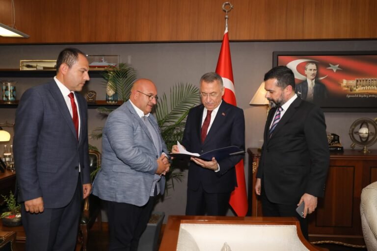 TİGAD delegation meeting with Fuat Oktay at the Grand National Assembly of Turkey