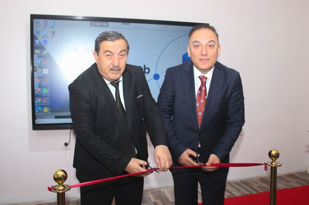 Opening ceremony of the Digital Engineering and MathStage laboratories at Mingachevir State University
