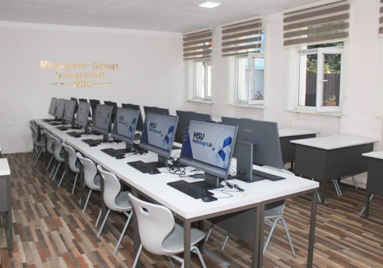 Opening ceremony of the Digital Engineering and MathStage laboratories at Mingachevir State University