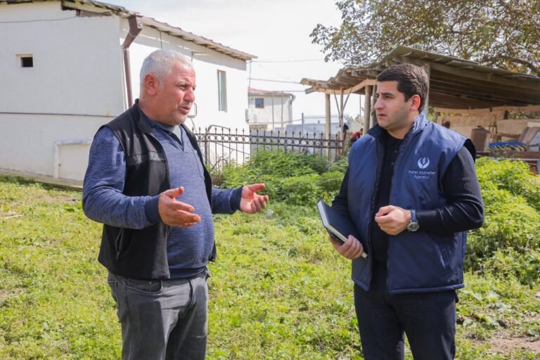 Karabakh youth touring Shamkir Agropark's modern greenhouses and facilities