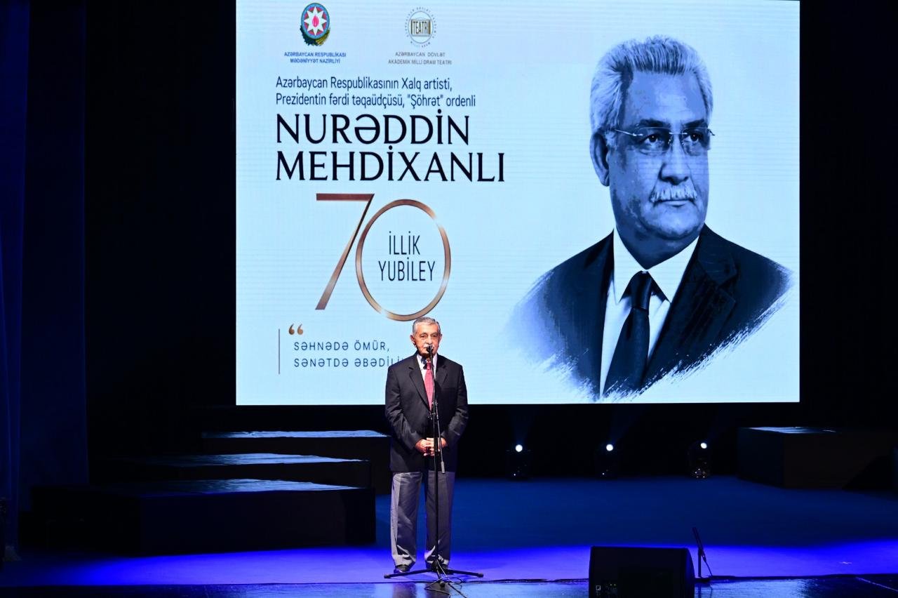 Nurəddin Mehdixanlının 70 illik yubileyi qeyd olunub