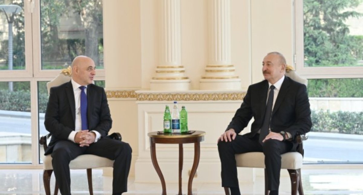 Президент Азербайджана Ильхам Алиев принимает посла Грузии