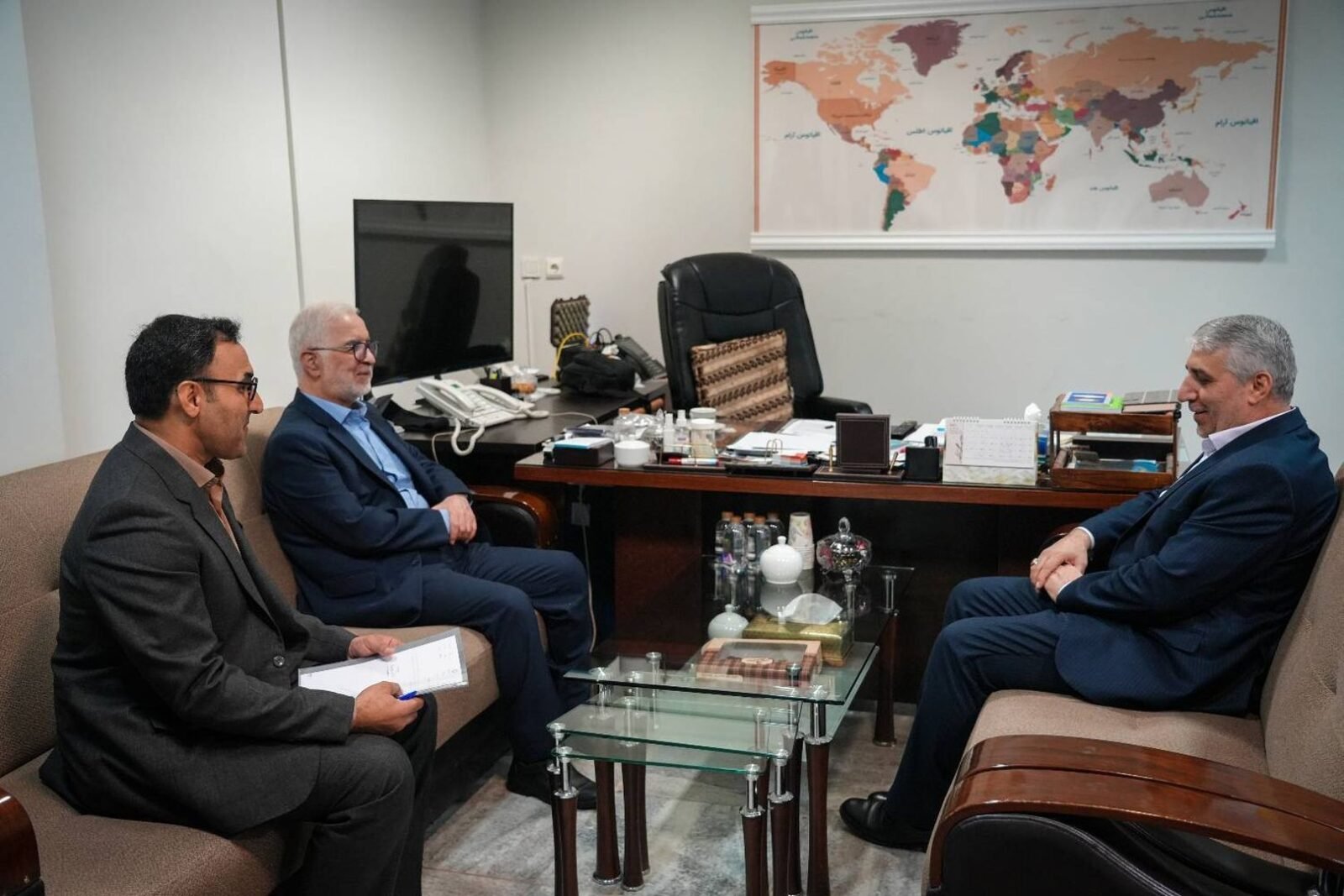 Iranian Interior Minister Eskandar Momeni meets Iran's ambassador to Azerbaijan in Tehran