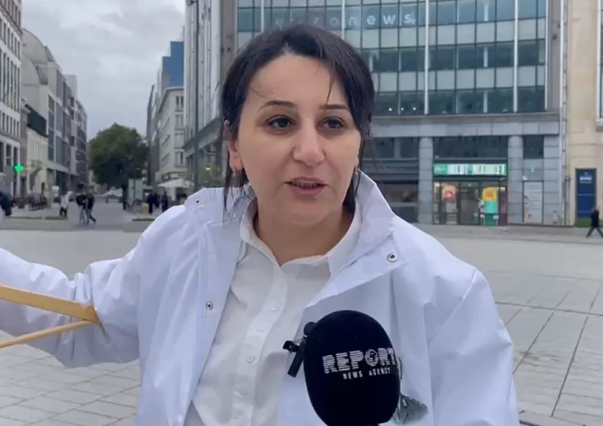 Daughter of Azerbaijani man who went missing in 1992 appeals for answers in Brussels